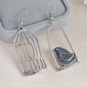 3/$55 item! - bird and cage earrings